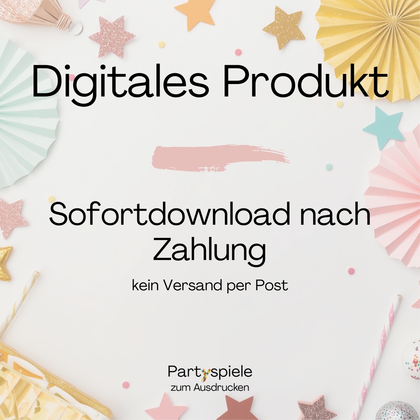 Teenager Geburtstag Spiele Set – 10 Partyspiele für Teenie Geburtstagsparty zum Ausdrucken, PDF, schwarz/weiß