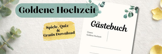 Spiele zur Goldenen Hochzeit: lustige Ideen, Quizfragen und Druckvorlagen