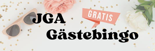 JGA Gästebingo: gratis Spiel zum Ausdrucken für die Kennenlern-Runde