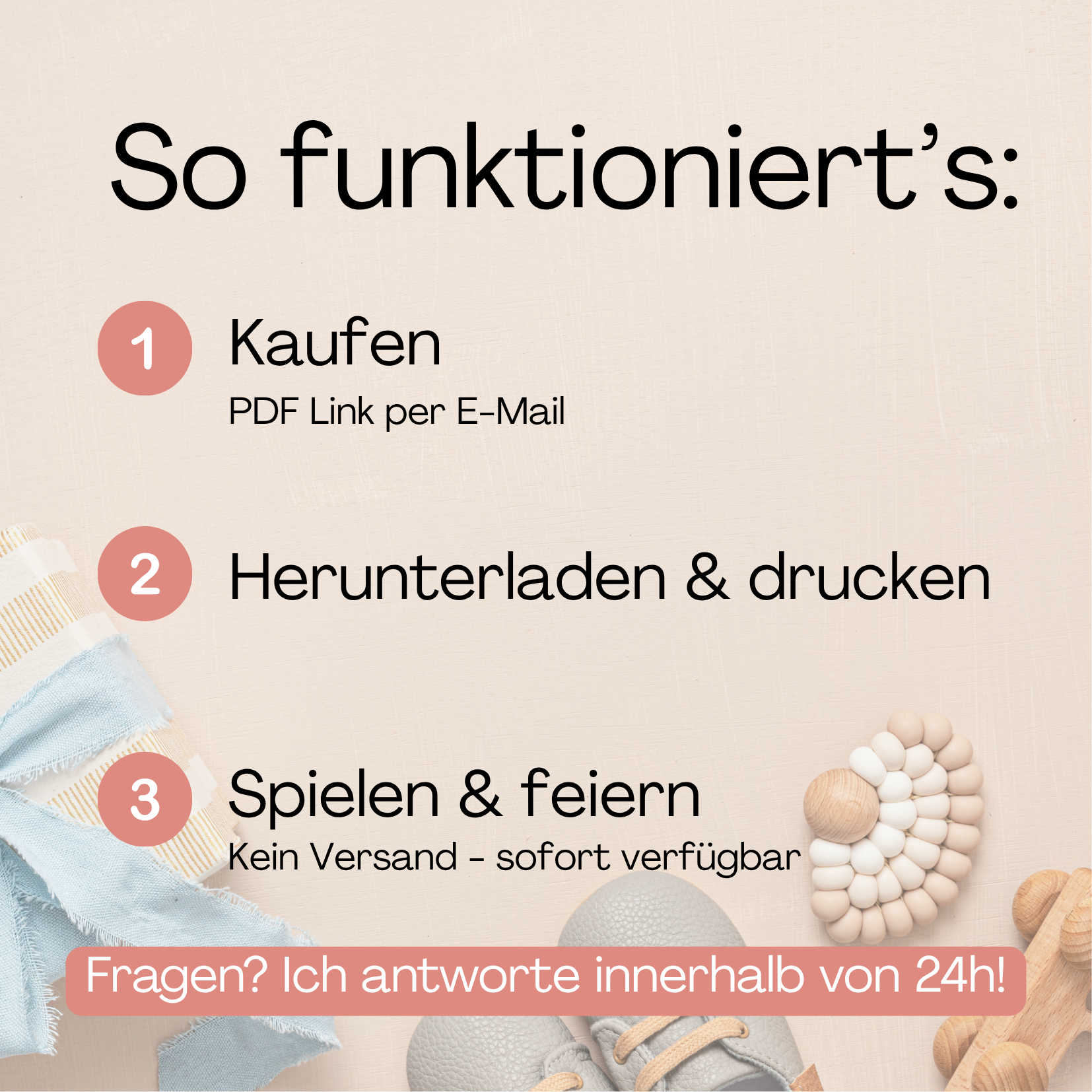 Kaufen, runterladen, drucken