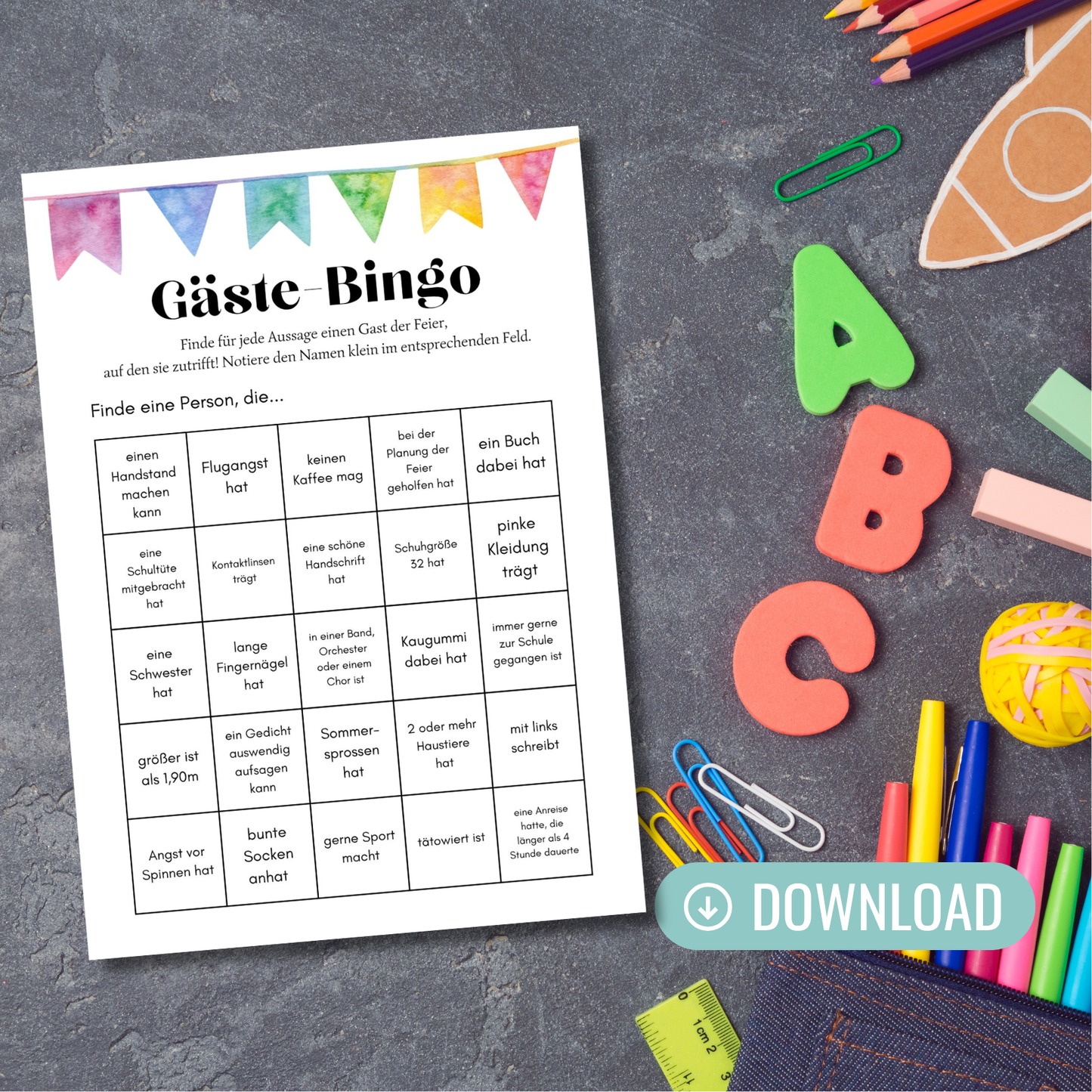 Einschulung Spiele Ideen Set - 2 Spiele zum Schulanfang