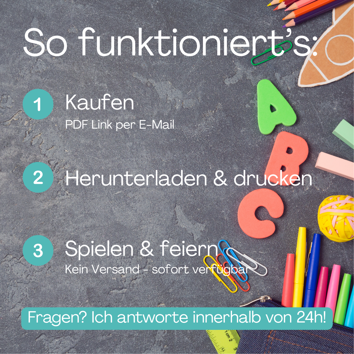 Einschulung Spiele Ideen Set - 2 Spiele zum Schulanfang