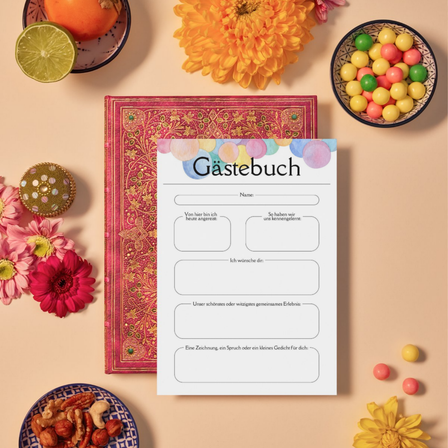 Geburtstag Spiele Set für Erwachsene – 10 Partyspiele & Aktivitäten zum Ausdrucken, PDF