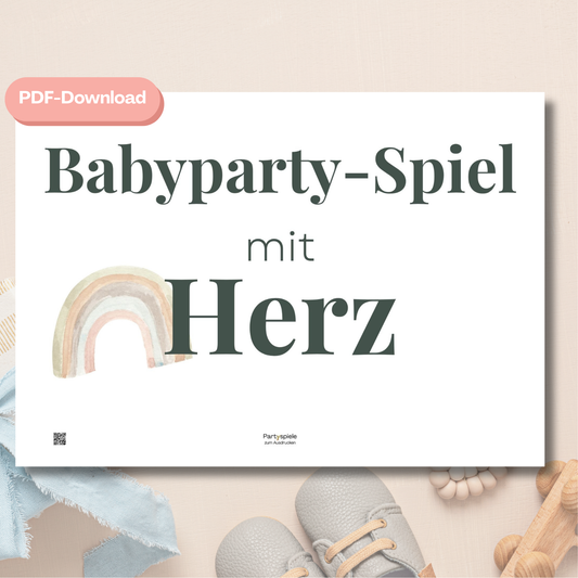 Babyshower Spiel Babyparty