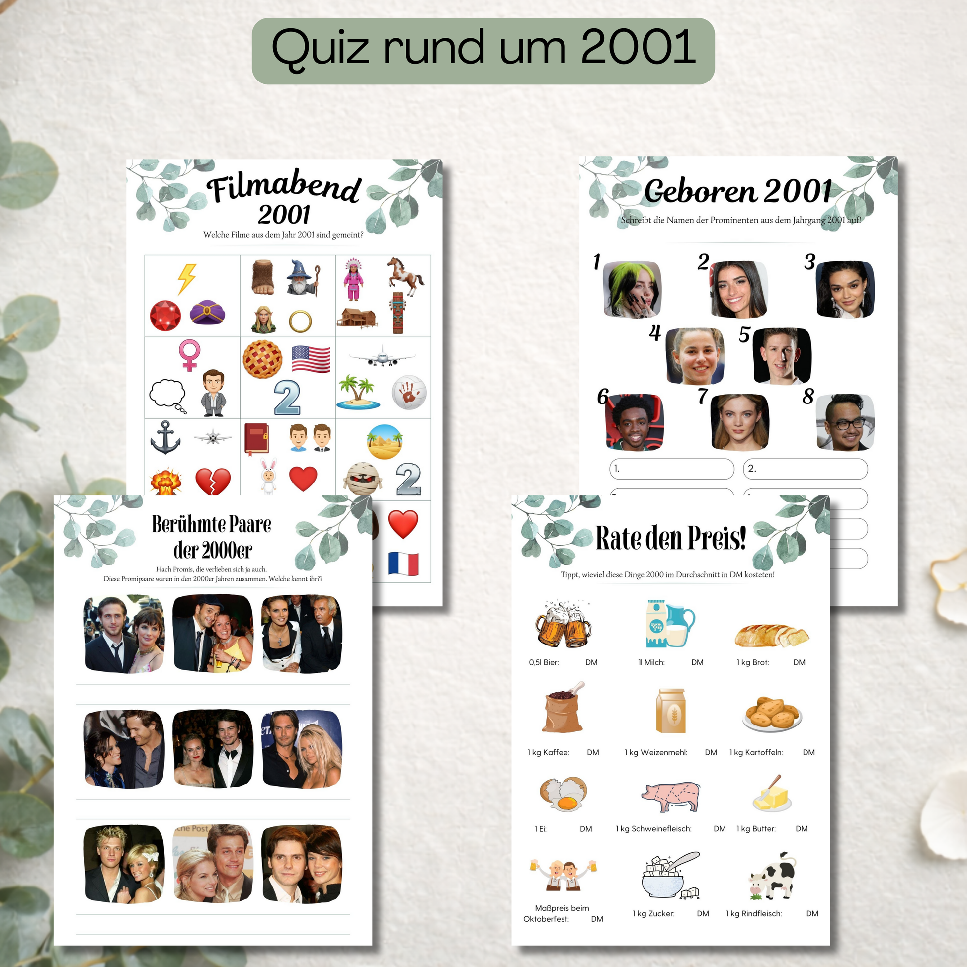 Fotos der Quiz rund um 2001 und die 2000er Jahre