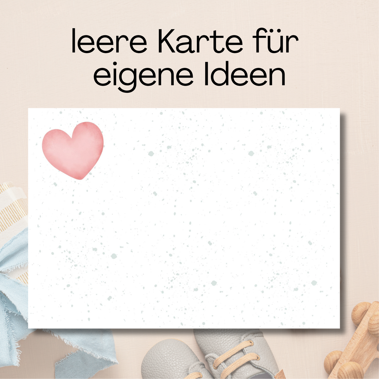 leere Karte für eigene Idee 