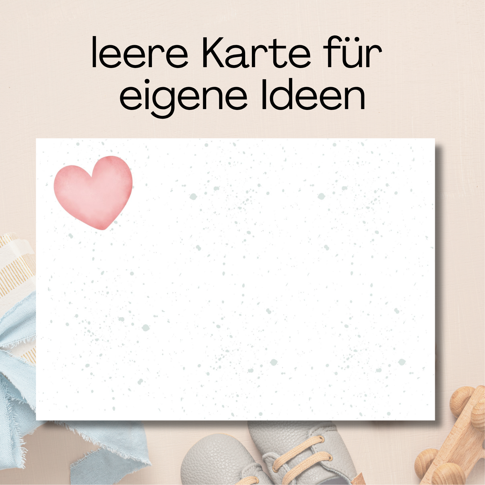 leere Karte für eigene Idee 