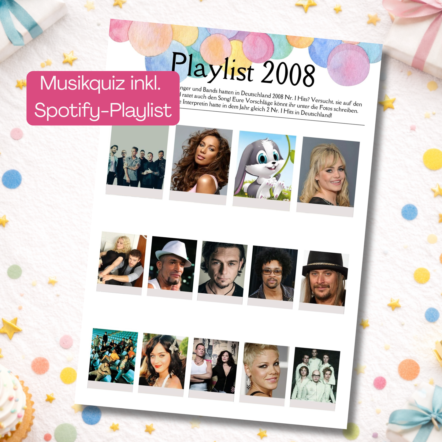 Spieleset 18. Geburtstag (2008) – 15 Partyspiele, Quiz & Gästebingo zum Ausdrucken