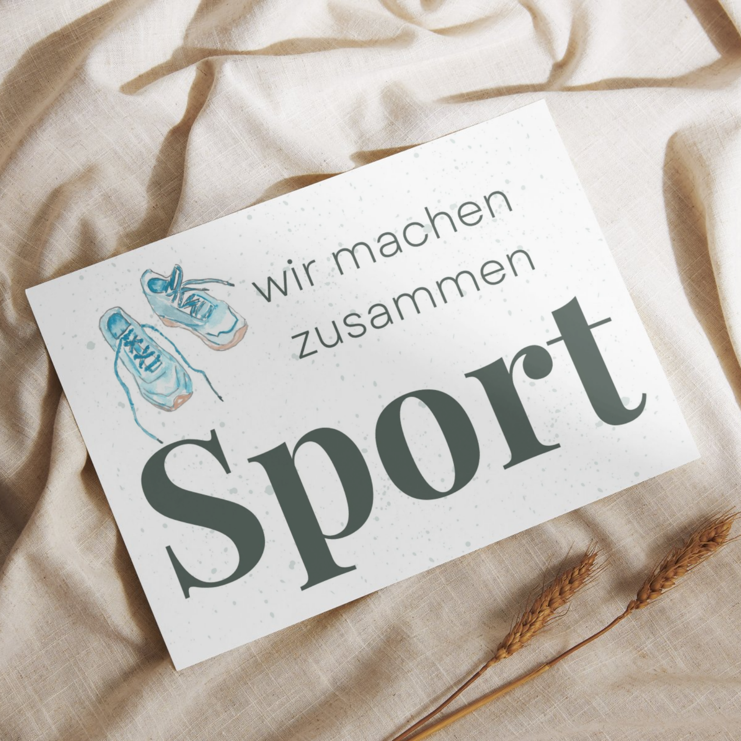 Foto einer Spielkarte des Babyshower Spiels