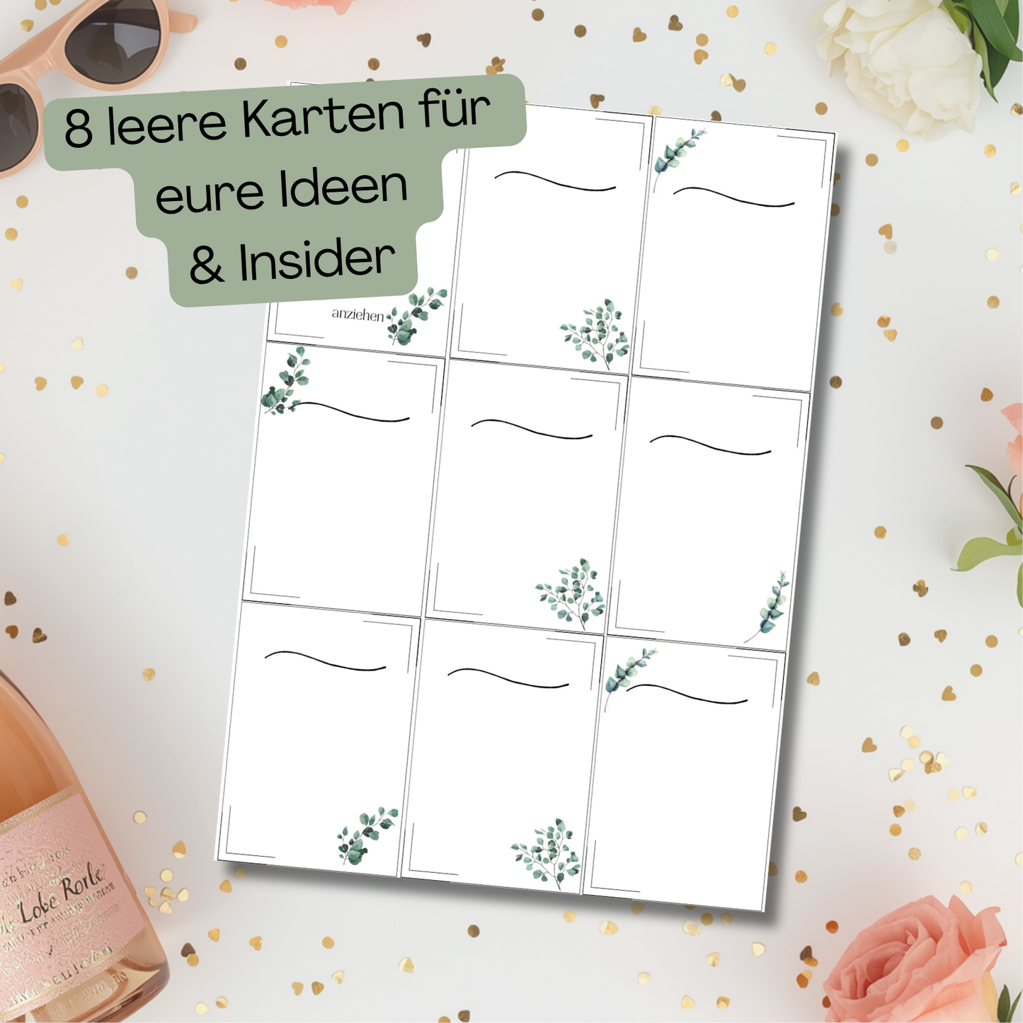 JGA Spiele PDF Download sofort ausdrucken Pletz füre eigene Ideen