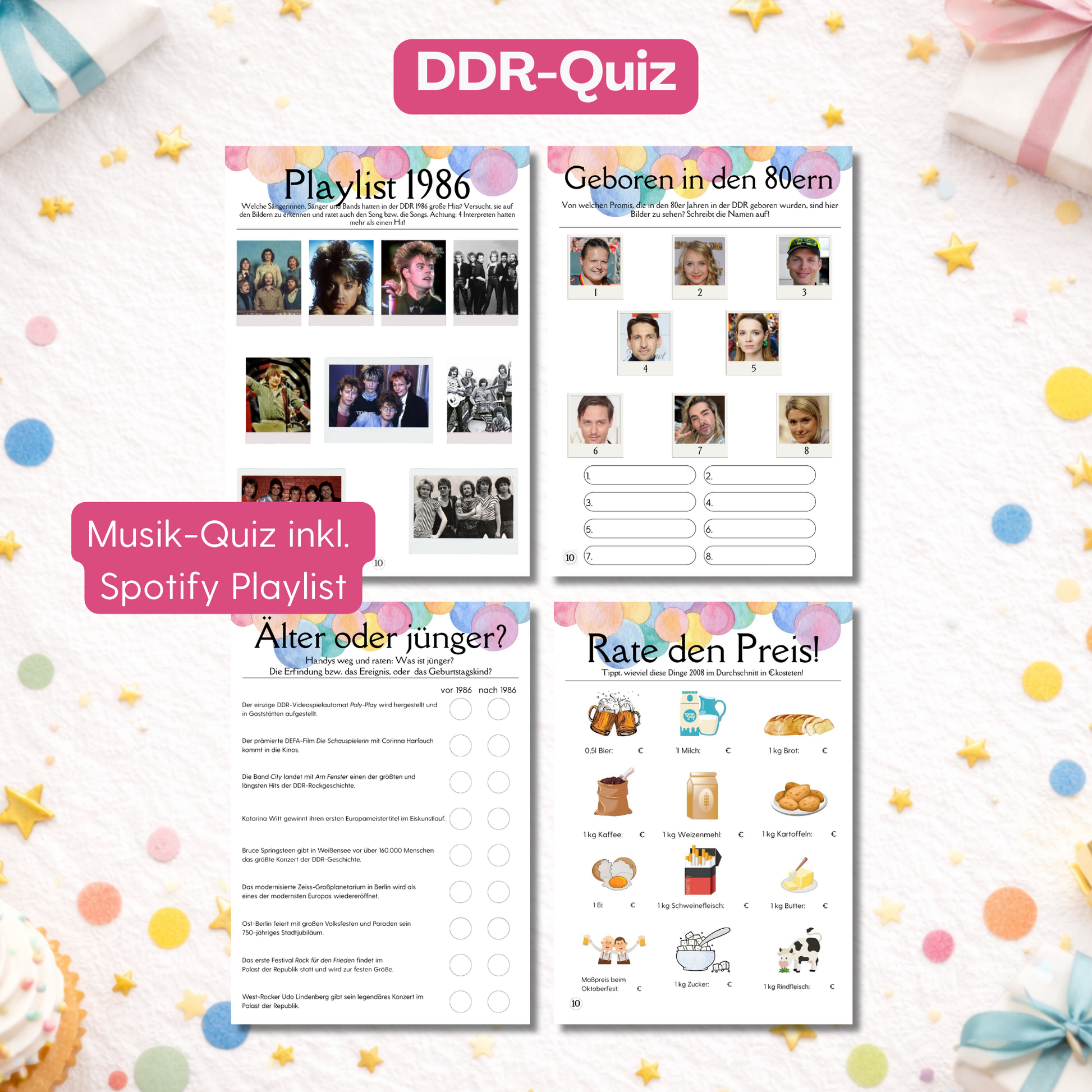 4 Quiz rund um die DDR 1986