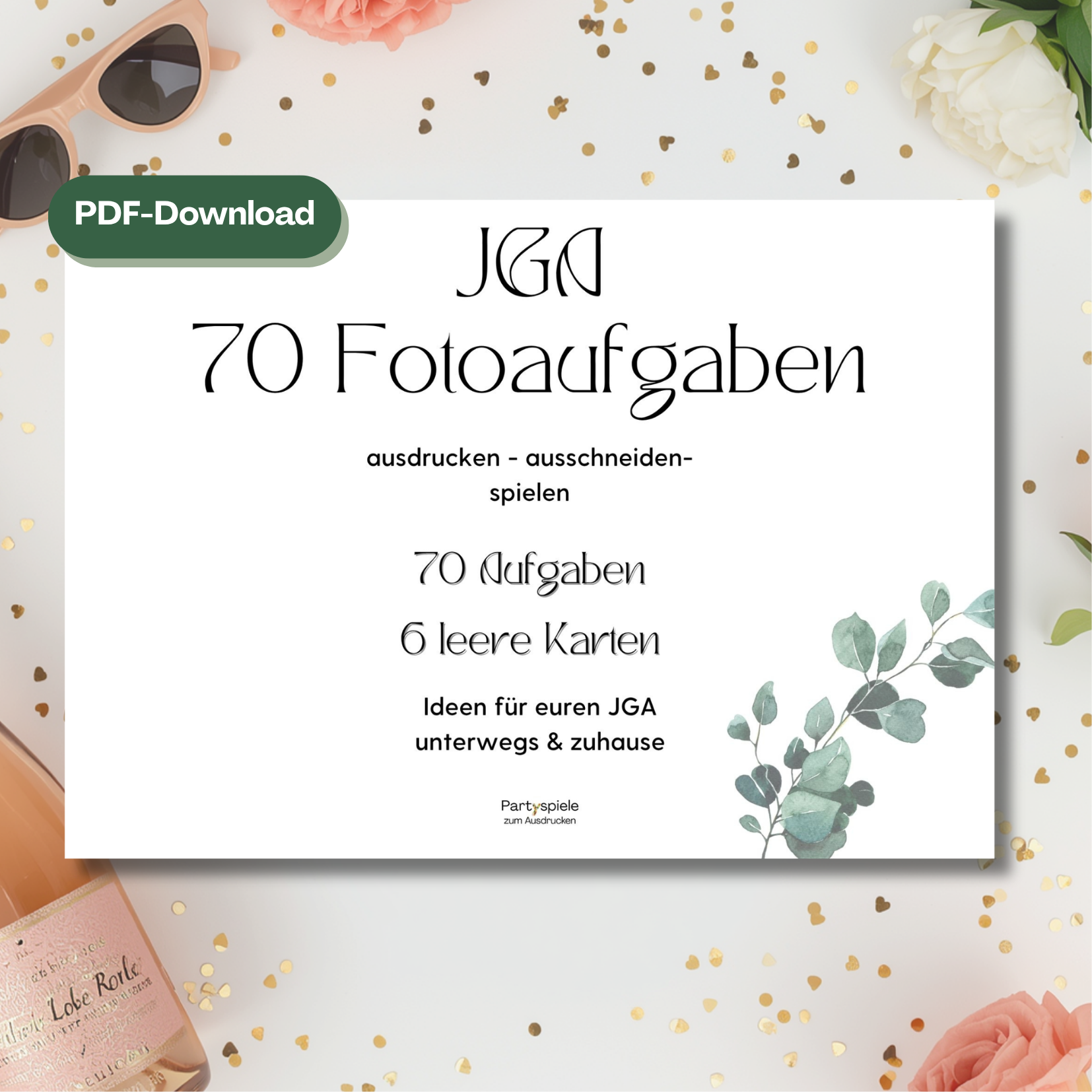 JGA Spiel Fotoaufgaben zu Ausdrucken
