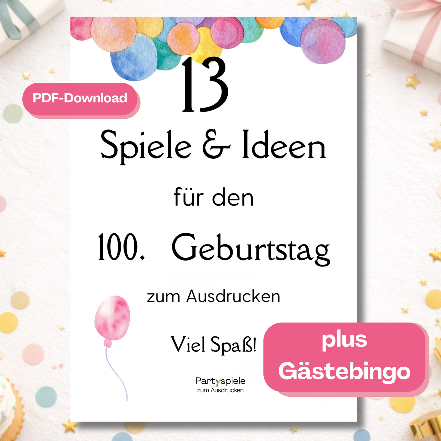 Foto Spieleset zum 100. Geburtstag Jahrgang 1926